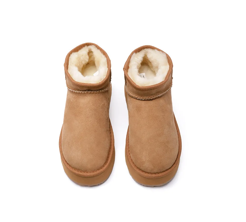 Urban UGG® UGG Boots Australian Made Sheepskin Wool Ankle Ultra Mini Platform