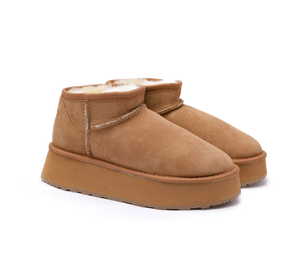 Urban UGG® UGG Boots Australian Made Sheepskin Wool Ankle Ultra Mini Platform