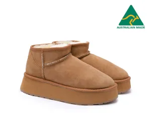 Urban UGG® UGG Boots Australian Made Sheepskin Wool Ankle Ultra Mini Platform