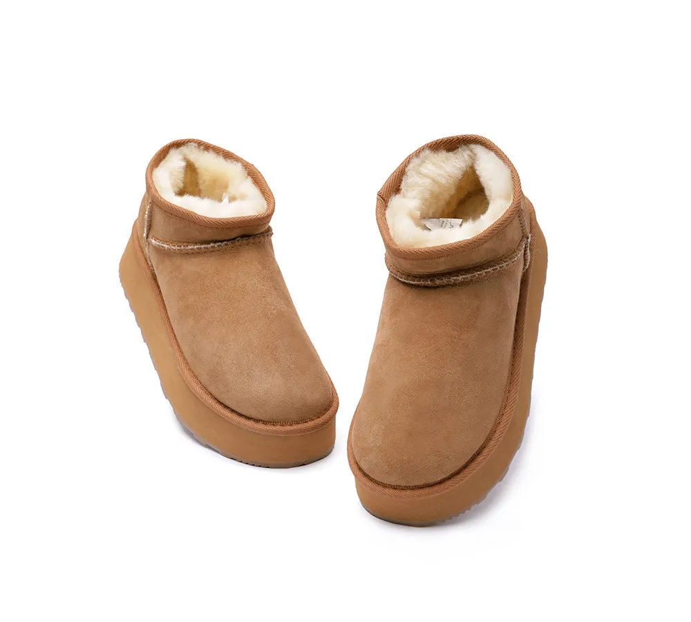 Urban UGG® UGG Boots Australian Made Sheepskin Wool Ankle Ultra Mini Platform