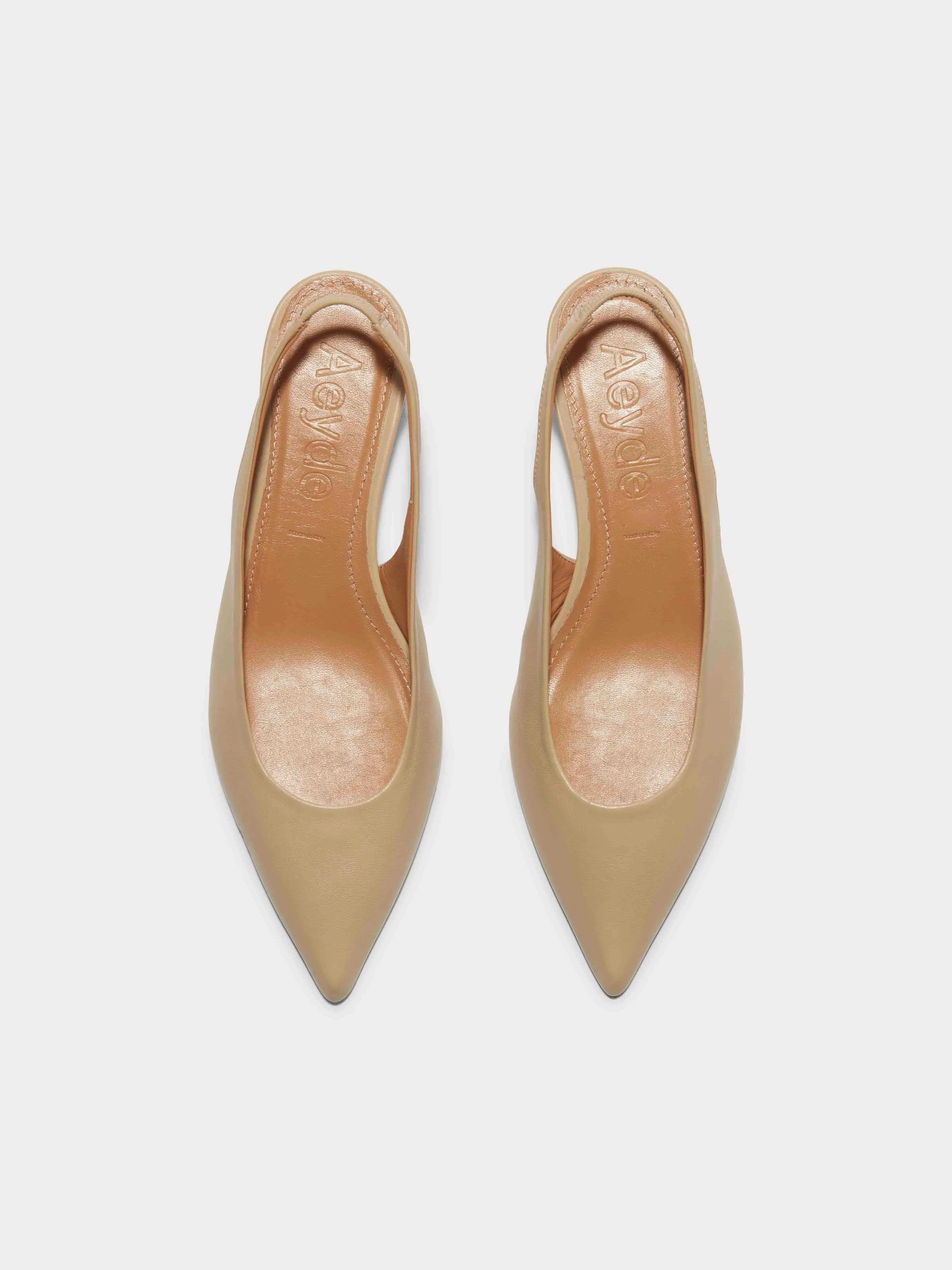 Valerie Leather Slingback Pumps