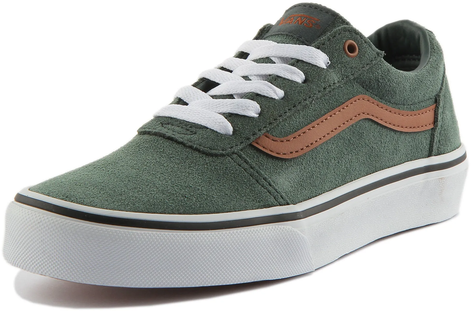 Vans Ward In Green Brown For Youth