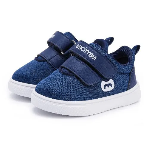 Velcro Solid Color Non-Slip Breathable Walking Sneakers | BMCiTYBM