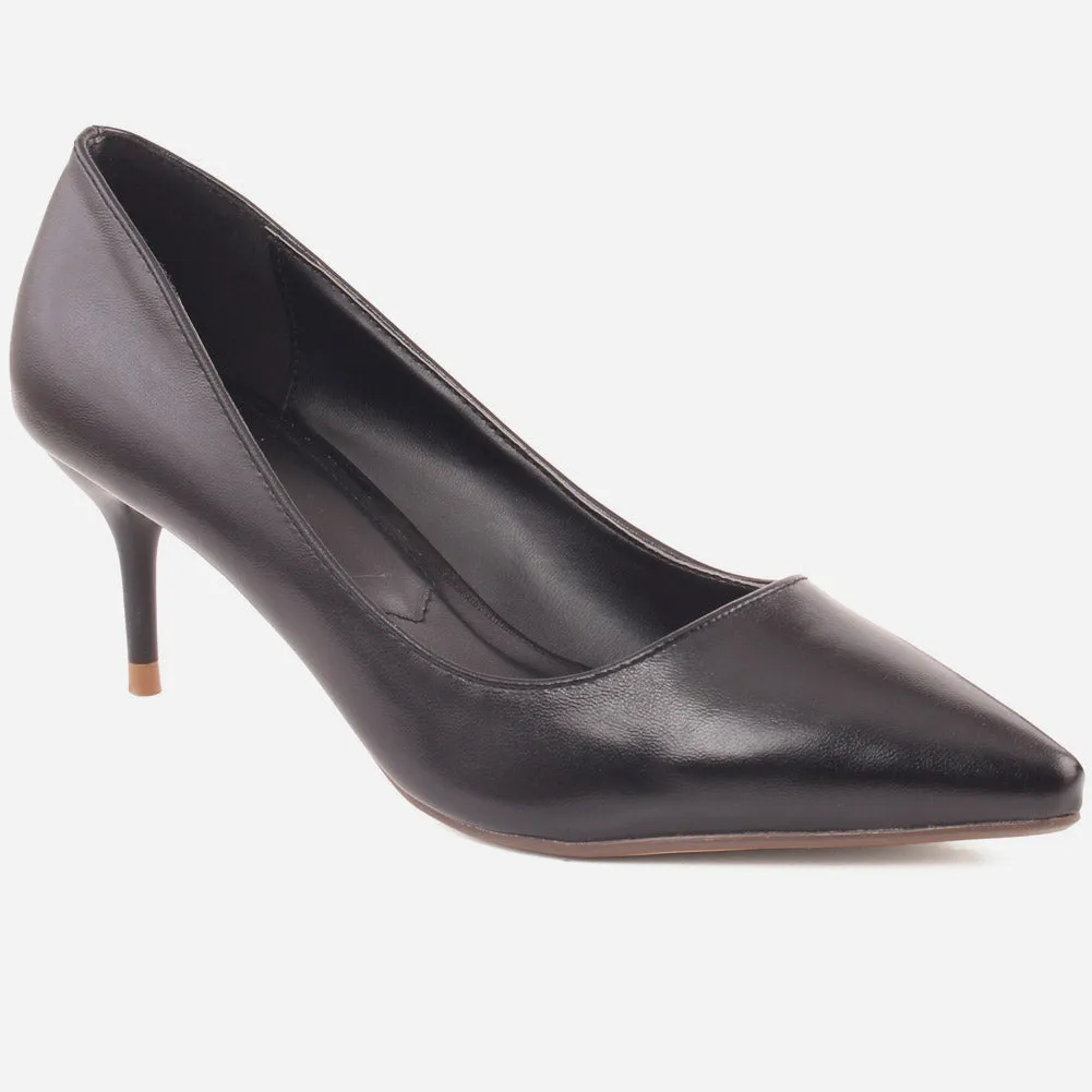 Women "NAINA" Pointed Teo Court Shoes