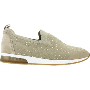 Women's Ara Layton Sand Suede/Stretch Fabric