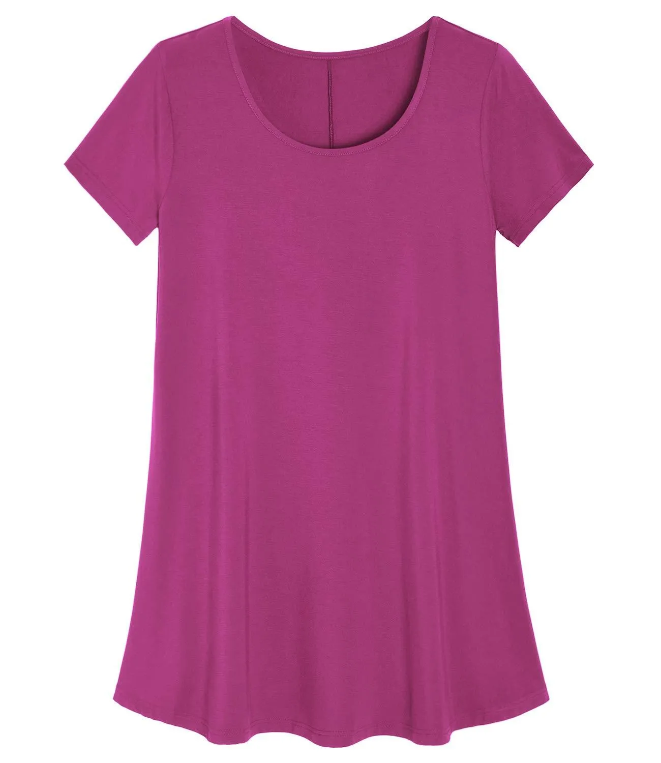 Women's Plus Size Tunic Shirt Swing Tunic Top