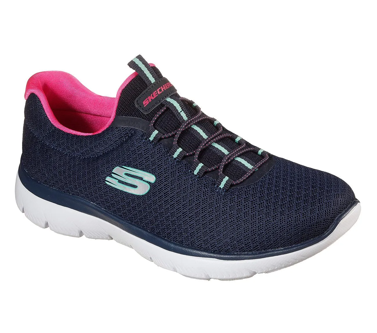 Womens Wide Fit Skechers Summits 12980 Walking Sneakers