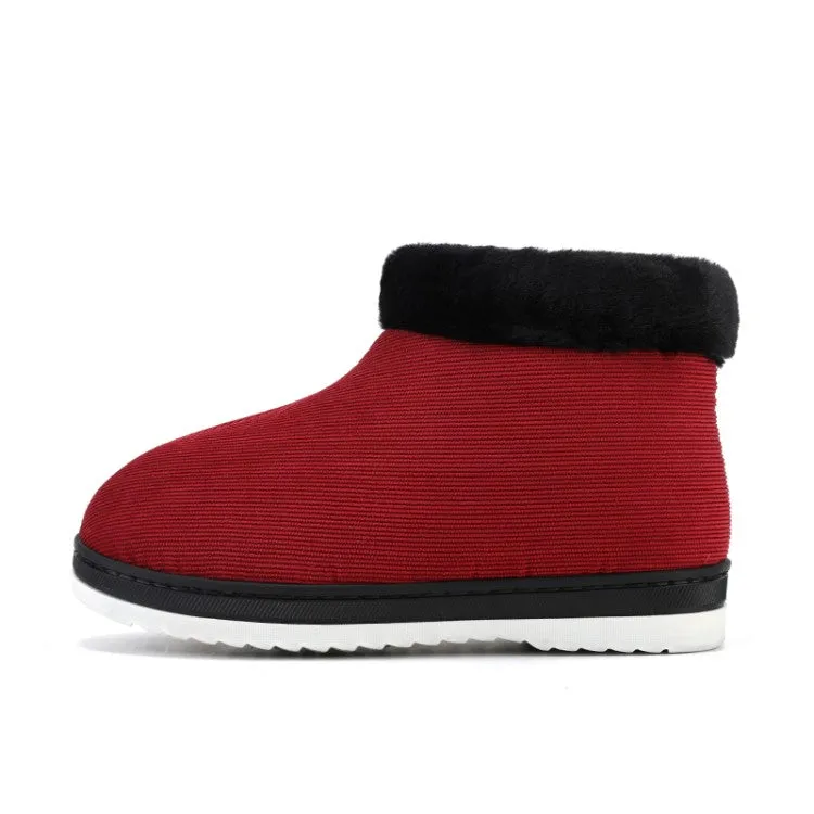 Women's Winter Space Cotton Short Snow Boots