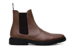 'Work Chelsea' Unisex Chelsea vegan boots by Ahimsa - cognac