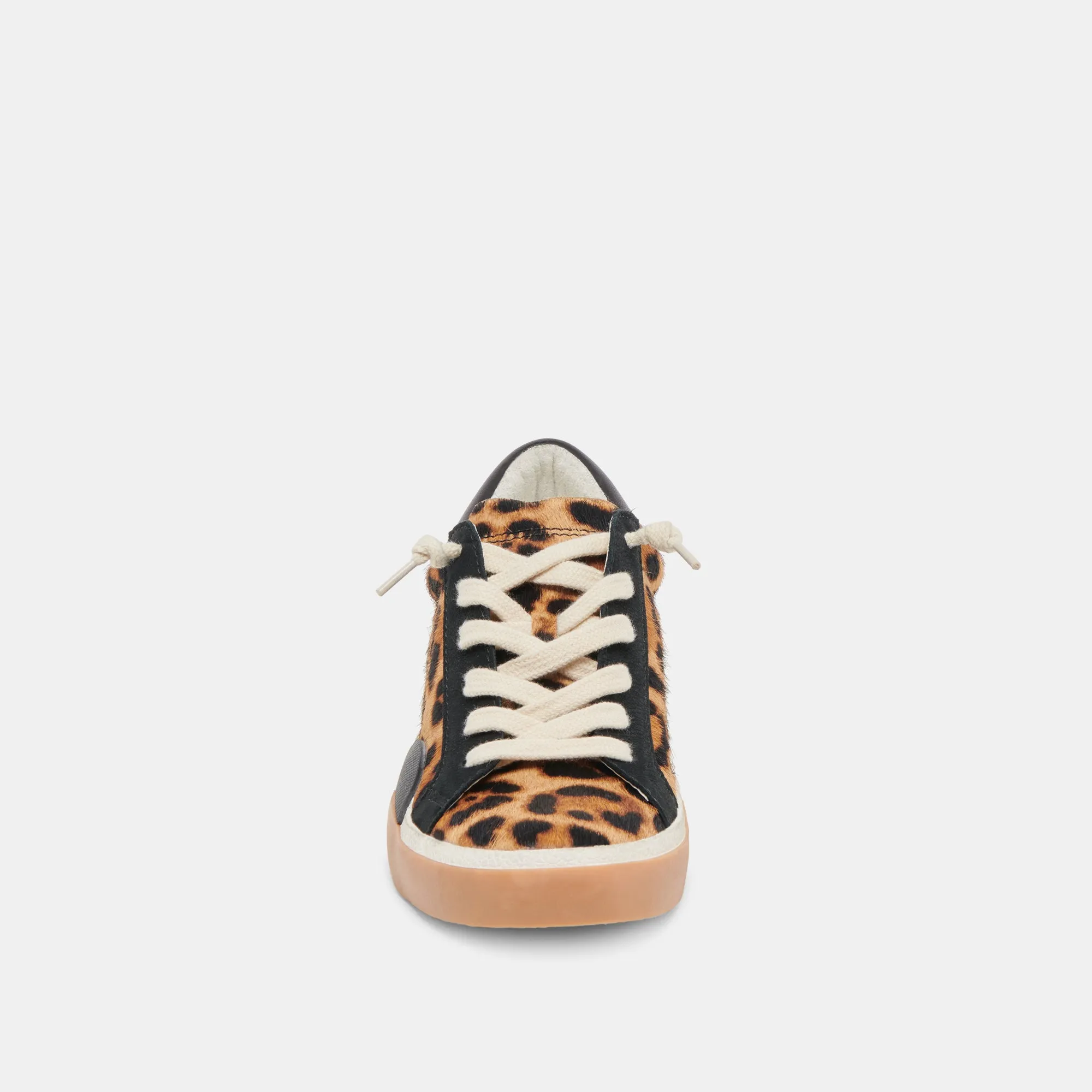 ZINA SNEAKERS LEOPARD BLACK CALF HAIR